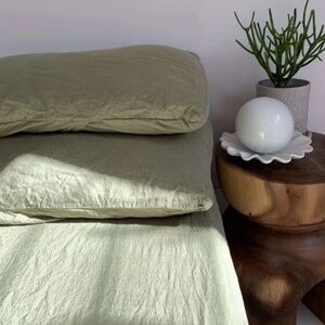 Dazed but amazed eucalyptus bedsheet cover and standard pillow slips